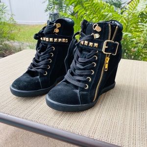 Steve Madden Studded Sneaker Heels